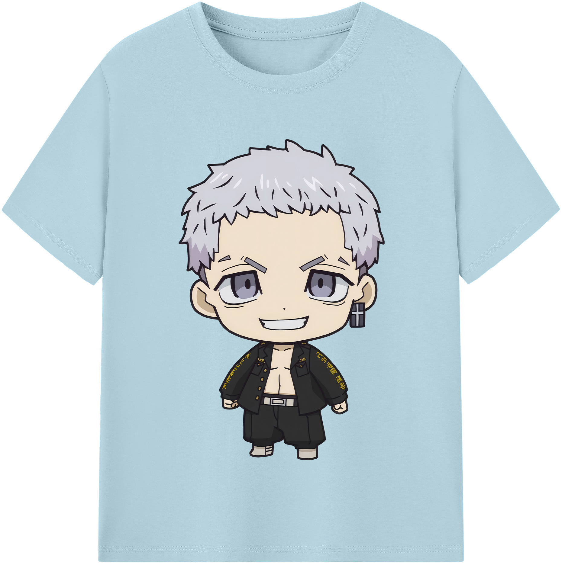 （画像用） 東京リベンジャーズ Tokyo Revengers 綿100％半袖Tシャツ（フロントプリント）